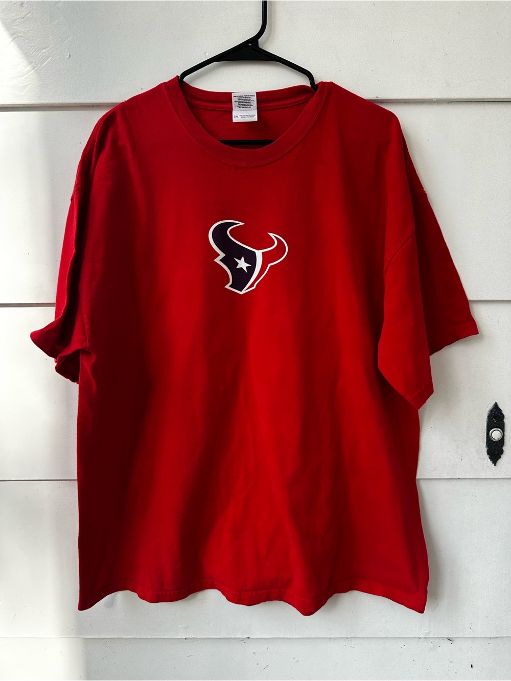 Gildan Red Kids' Houston Texans Logo Tee